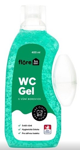 Flore WC gel borovice 400ml - Drogerie Koupelna a WC Vonné závěsky